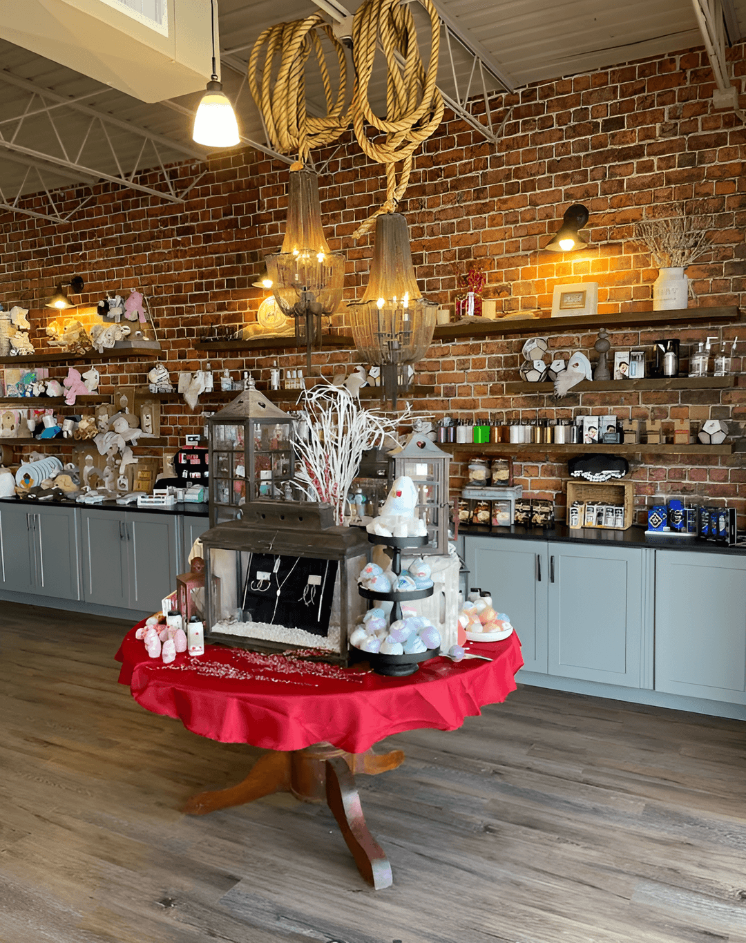 pharmacist greeting a patient inside Pharmacy 575